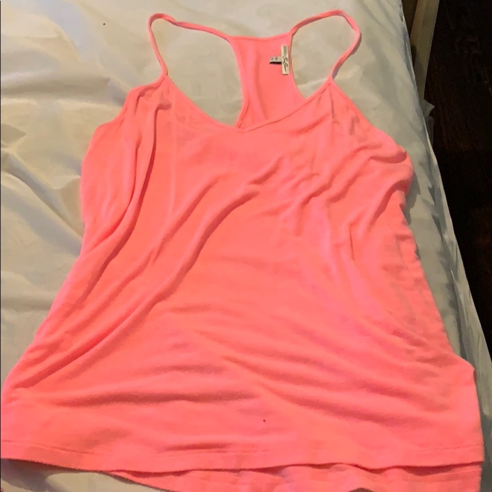 Pink tank top